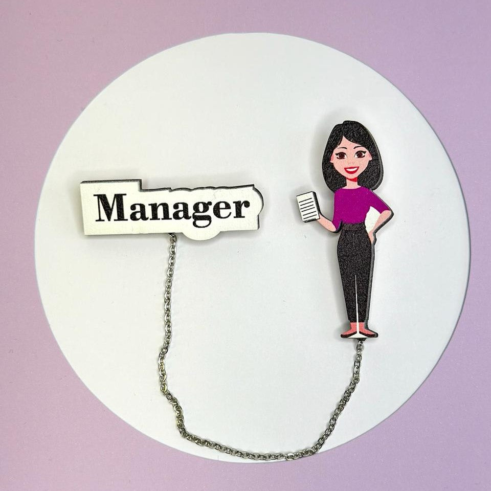 Occupation Manager Accessory Brooch