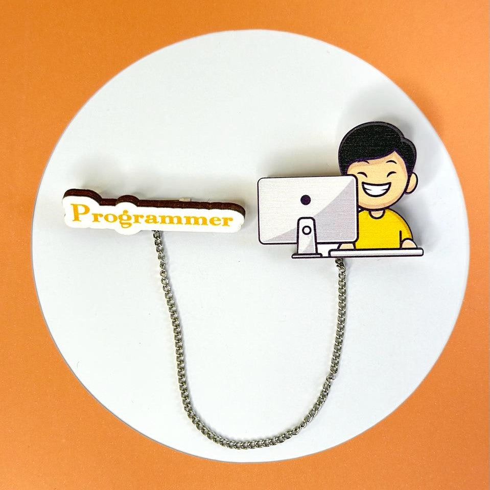 Profession Programmer Accessory Brooch