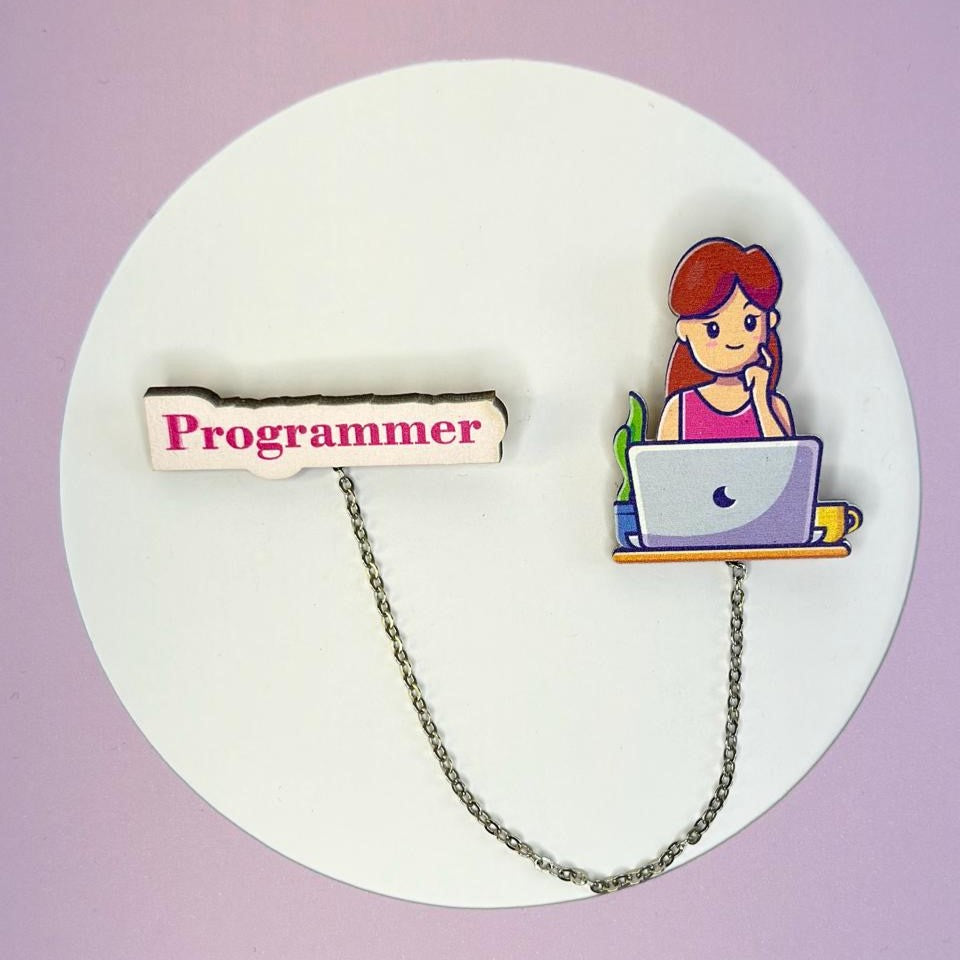 Profession Programmer Accessory Brooch