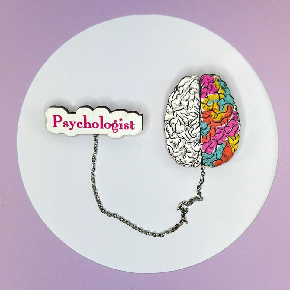 Profession psychologist accessory brooch